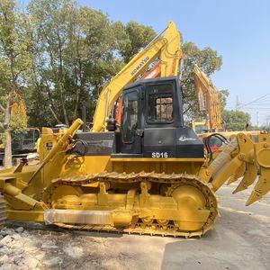 Bulldozer sur chenilles Komatsu SD16 d'occasion en bon état, prix bas, avec moteur, PLC et composants de boîte de vitesses - Product Image 6