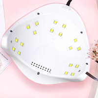 USB rose 54W 18LEDS lampe à LED UV sèche-ongles pour tous les Types de vernis gel vernis à ongles durcissant la machine de manucure