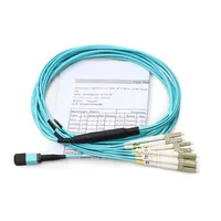 QSFP + naar SFP + OS2 OM3 OM4 MPO MTP glasvezel fanout kabel