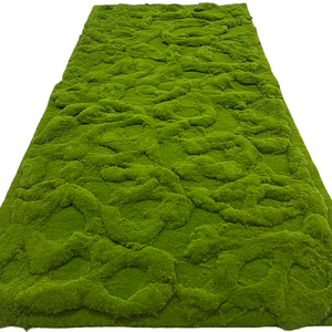 Nhà máy cung cấp trong kho mô phỏng rêu cỏ Đỏ lượn sóng cơ sở cỏ vàng xanh đồi cỏ dày đặc - Product Image 2