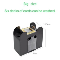 Mélangeur de cartes automatique électrique USB moderne pour casino, machine à mélanger les cartes, multi-prises, matériau ABS, prise américaine, 6 jeux de cartes, outil de poker, marque OEM