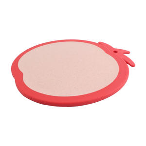 Tabla de Cortar de Paja de Trigo con Certificación LFGB de Grado Alimenticio, Diseño de Tomate Sostenible, Mini Tabla de Picar Antideslizante para el Hogar y Camping - Product Image 3