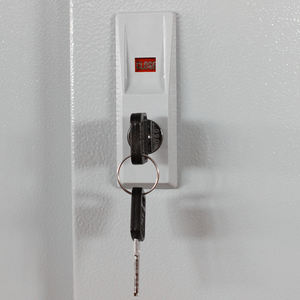 خزانة ملفات جانبية معدنية بتصميم خزانة مكتبية من الفولاذ، بباب منزلق قابل للقفل بارتفاع نصف، للتخزين المكتبي - Product Image 5