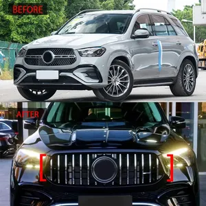 กระจังหน้ารถยนต์สำหรับ Mercedes Benz GLE Class GLE53 GLE63 W167 2019-2025 สำหรับ AMG ชุดแต่งกระจังล่าง - Product Image 2