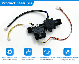 วาล์วเครื่องทำน้ำร้อนแบบปรับอัตราการไหลได้ 12V DC พร้อมมอเตอร์สเต็ปเปอร์ควบคุม  ขนาด 1/64  วัสดุพลาสติก สำหรับผู้จัดจำหน่าย - Product Image 4