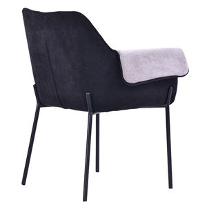 Échantillon Gratuit, Prix Abordables, <span class=keywords><strong>Fauteuil</strong></span> de Salle à Manger Moderne <span class=keywords><strong>Scandinave</strong></span> de Luxe, Entièrement Revêtu de Tissu, à Dossier Haut, avec Pieds en Métal - Product Image 4
