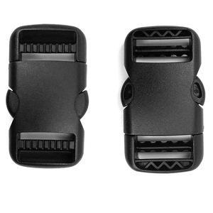 Hardware de plástico, hebillas de Liberación lateral ajustables dobles, piezas de bolsa de cinturón de mochila, correas de correa - Product Image 5