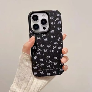 Funda de Teléfono Móvil de TPU con Diseño de Lichi y Lazo de Cereza para Niñas, Color Puro, para <span class=keywords><strong>iPhone</strong></span> 16 15 14 13 12 Pro Max - Product Image 4