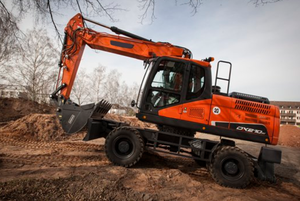 Nueva Excavadora de Ruedas de 21t DX210W, Maquinaria de Movimiento de Tierras, Excavadora de Ruedas Mediana - Product Image 3