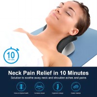 Attelle Chauffante pour le Cou pour Soulager la Douleur Cervicale, Relaxant Graphene Chauffant pour le Cou et les Épaules pour le Soulagement de l'ATM, Dispositif de Traction Cervicale