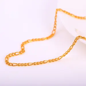 Factory Supplier 316L Stainless Steel Twisted Chain Link for Jewelry Making Necklace Gold Chain Men Women Waterproof Necklace