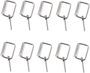 Boucle à rouleau en métal pour accessoires, quincaillerie pour ceintures, sacs et boucles de chaussures, métal argenté pour la fabrication de sacs à main et de sacs à dos - Product Image 1