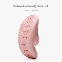 Sandales de luxe pour femmes en EVA, à bout ouvert, avec logo personnalisé en relief, plateforme souple et épaisse, légères et antidérapantes, collection Printemps