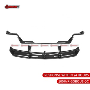 Diffuseur arrière en carbone sec compatible Chevrolet Corvette Z06, style OEM, amélioration aérodynamique, directement de l'usine - Product Image 5