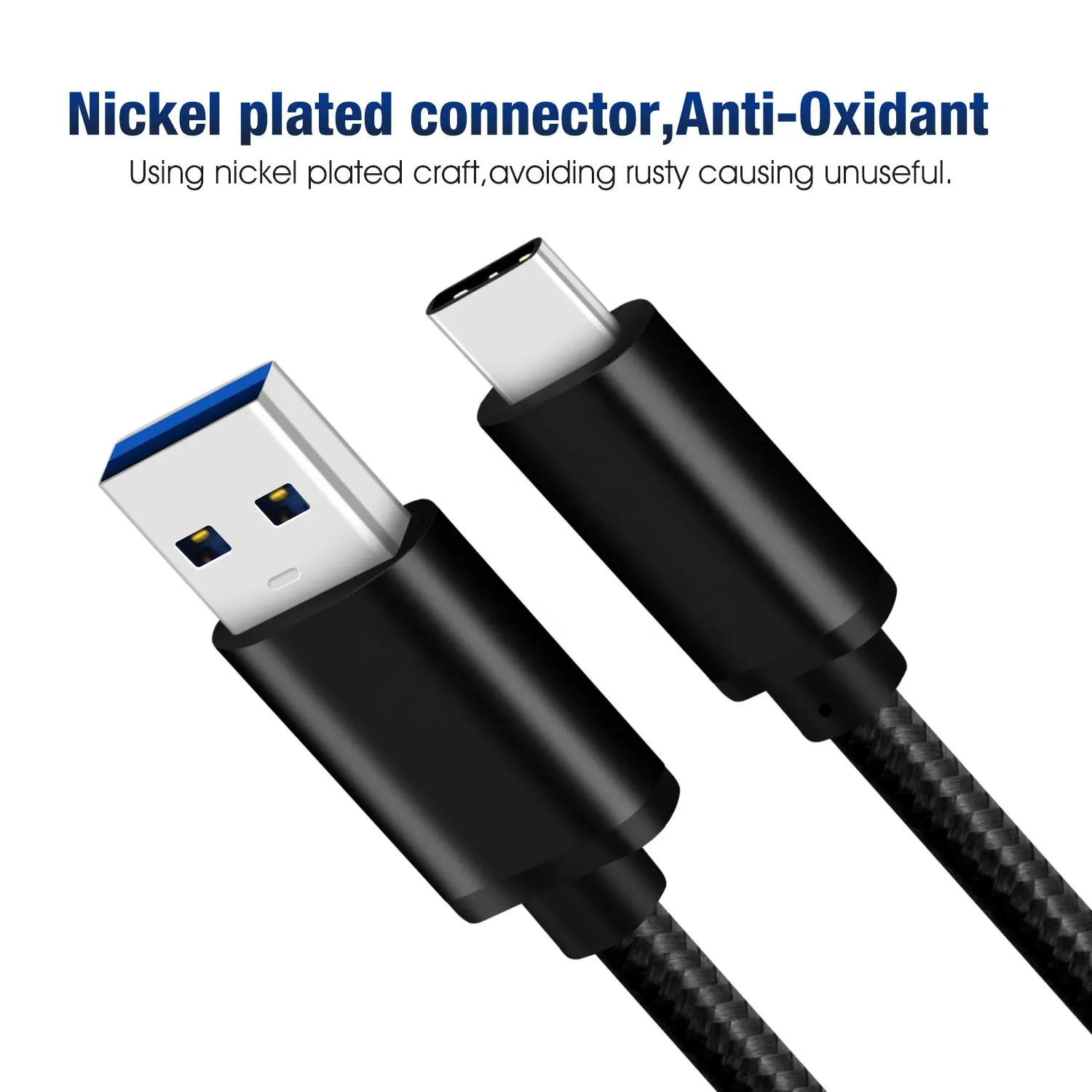 Cáp Sạc Nhanh USB Type C Cho Samsung S20 3A, Dây Sạc USB Type C Có Ngày Tháng Cho Mate 30 Note 8 Cáp Cabo Loại C