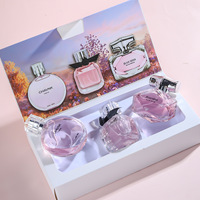 Vente en gros et dropshipping aux États-Unis en 3 à 7 jours, parfum pour femme, spray de Cologne 30 ml x 3, eau de parfum, ensemble de parfums pour femmes