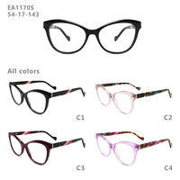 Montures optiques en acétate laminé Teenyoun pour femme, avec logo personnalisé, en stock, face en acétate