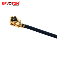 Cable de conexión SMA hembra en ángulo recto (RA) a U.FL MHV de 1.13 mm, con conectores tipo pigtail de 1.13 mm, en stock, 15 cm, ROHS, suministro de fábrica