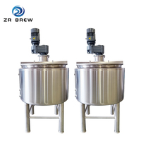 Cuve de mélange en acier inoxydable de qualité alimentaire 100L-1000L avec agitateur pour le traitement des boissons et des produits chimiques