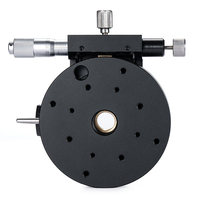 Plateforme rotative horizontale à axe A, plateforme expérimentale optique, plateau à réglage fin manuel, réglage de précision, précision 10