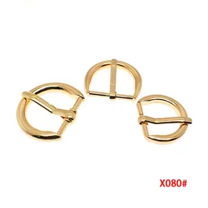 Factory in stock leaf shape pin buckle Zinc Alloy Metal needle buckle for belt handbags hardware Clothing fittings