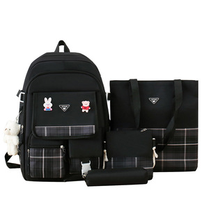 Offre Spéciale : Ensemble de 4 Pièces Tendance – Sac à Dos Scolaire pour Garçons et Filles de l'École Primaire, Sac à Dos Loisir pour Étudiants, Ensemble de Cartables - Product Image 1