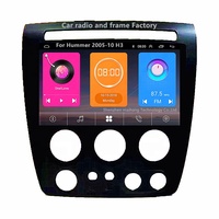 Cadre d'autoradio pour Hummer H2 H3 avec kit vidéo d'aide à la marche arrière pour une navigation automobile améliorée