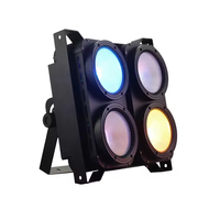 4x100W 4 Yeux DMX512 RGBW 4IN1 COB Blinder Audience LED Blinder Par Lumière Pour Studio De Théâtre