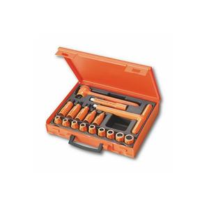 Usag-การแบ่งประเภท U00980156ด้วยซ็อกเก็ต biex ในกรณี ABS-1000 V (17ชิ้น) ประแจซ็อกเก็ตหุ้มฉนวน - Product Image 1