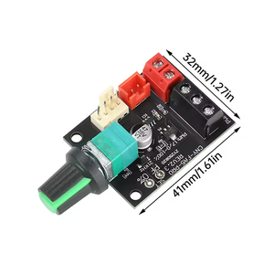 DC8-24V 5A 4-Wire Violent Fan Speed <strong>Controller</strong> Brushless <strong>DC</strong> <strong>Motor</strong> <strong>PWM</strong> Speed <strong>Controller</strong> with Switch - Product Image 4