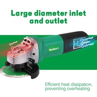 Meuleuse d'angle 115 mm la plus vendue, 110 V, options de prise australienne, américaine, britannique, moteur à balais certifié CE, pour découpe et polissage du métal