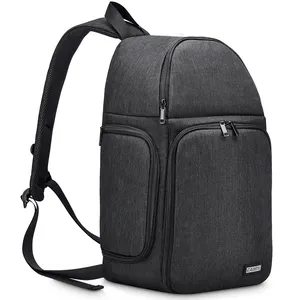 Оптовые продажи камера рюкзак одного плеча-Сумка-мессенджер D15 на одно плечо для камеры, рюкзак для фотосъемки с несколькими открытыми крышками для отдыха на открытом воздухе, для SLR камеры