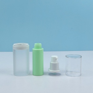 Luxury Portable Printing Reusable 30ml 50ml Green Blue Vacuum AS Cream Airless <b>Pump</b> Container <b>Bottle</b> for Skincare Packaging - Product Image 5