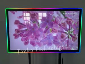 Barre lumineuse LED latérale FHD IPS 16:9 affichage 10 points multi-écran tactile moniteur de jeu 21.5 "pour jeu en ligne - Product Image 2
