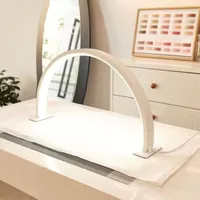 Lampe de manucure pour les yeux Lampes de table pour ongles avec design demi-lune super brillant en forme de U Salon et usage domestique