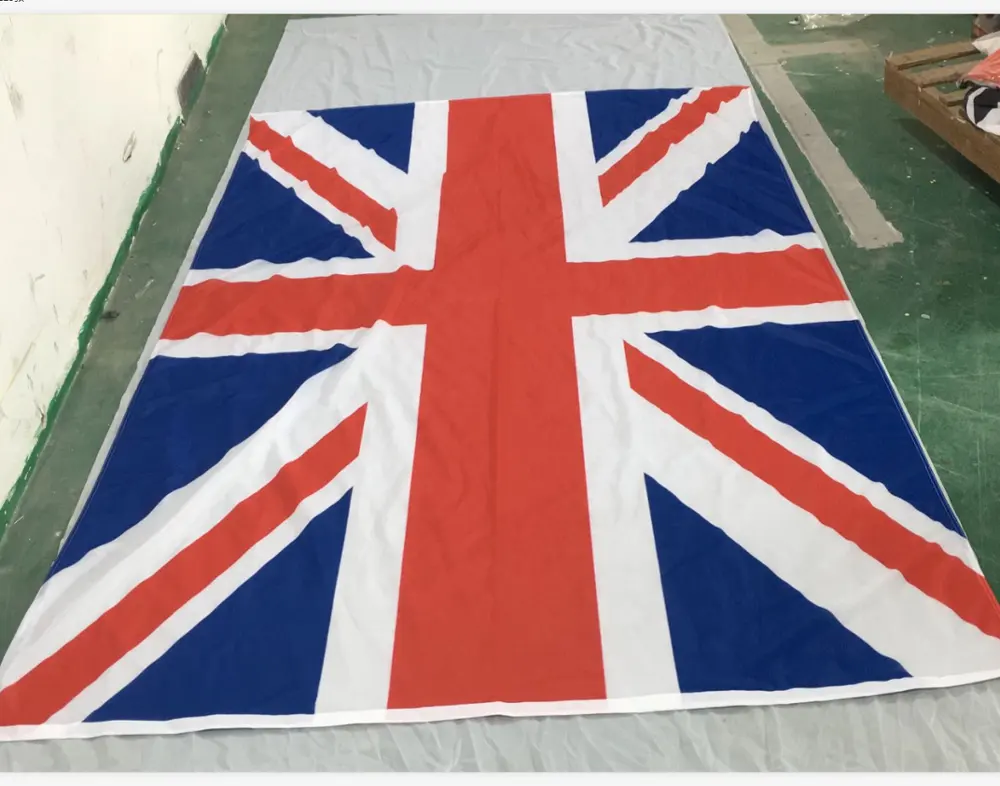 Promotie 3 * 5ft 90*150 Cm De Verenigde Koninkrijk Uk Union Jack Land Nationale Vlag Met Tule