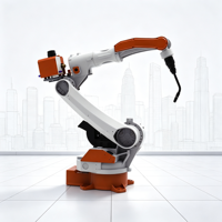 Robot de soudage à axe fixe ARS1006A-200, charge utile 6 kg, haute vitesse 15-20 cycles/minute, 440 V, suivi de la couture, refroidissement par air et eau