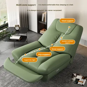 Poltrona Reclinabile Elettrica Multifunzionale Stile Nordico con Telaio in Metallo, Seduta Singola per Camera da Letto - Product Image 2