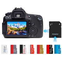 Tarjeta de Memoria Micro TF SD de Capacidad Real 4GB 8GB 16GB 32GB 64GB 128GB 256GB A1 U3 de Alta Velocidad para Cámara DVR