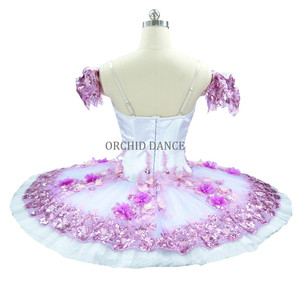 Profesional de alta calidad 12 capas tamaño personalizado Color personalizado mujeres niñas rendimiento desgaste <span class=keywords><strong>Lila</strong></span> Ballet tutú disfraces - Product Image 4