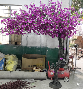Künstliche Kunststoff Stamm Hochzeit Dekoration Bogen Harf Form Kirschblüte Baum - Product Image 6