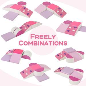 Estructura de Juego Infantil para Interiores, de Espuma Suave y Cuero PU, Fabricada en Indonesia, para Escalar, Gatear y Deslizarse - Product Image 2