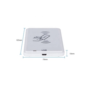 데스크탑 휴대용 ID 카드 리더 <span class=keywords><strong>RFID</strong></span> USB 5V ISO15693 ISO14443A 13.56MHZ 액세스 제어 카드 리더 라이터 인벤토리 라이브러리 용 - Product Image 3