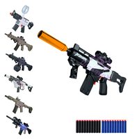 MRD0106A DreamjoX GHOST AK47s AK74us UZIs MP5s MP6s P90s Glocks UMP Pistola de Juguete Automática Eléctrica con Dardos de Espuma Suave