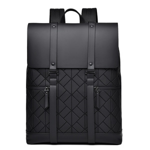 Trendy Custom Leather Backpack Bags for Men Fashion Luxury <b>Waterproof</b> College School Backpack <b>Back</b> <b>Pack</b> - Product Image 2