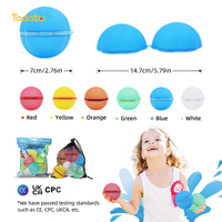 Ballons à eau réutilisables boules d'eau magnétiques remplissage rapide jouets de combat de l'eau auto-scellants pour enfants en plein air été piscine fête amusant