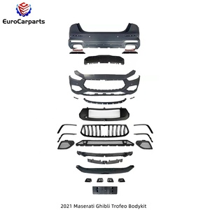 Kit carrozzeria per Maser Ghibli aggiornamento del 2021 anno per luci paraurti anteriori in stile Trofeo accessori per Auto parti di sintonizzazione automatica - Product Image 5