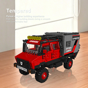 MOULD KING 24103 Off-Road <strong>Camper</strong> <strong>Van</strong> Building Blocks Set Unimog Style RV Truck Model MOC Bricks <strong>Toys</strong> for Kids Adults DIY Gift - Product Image 5