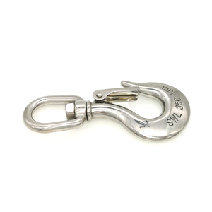 ตะขอเกี่ยวสแตนเลสสำหรับงานหนัก,ตะขอเกี่ยวแบบหมุนได้พร้อมสลักหล่อ - Product Image 3