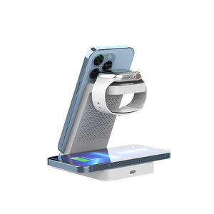 Funxim S5สมาร์ทวอช3-in-1, หูฟังไร้สายระบบแม่เหล็กชาร์จไวได้รับการรับรองจาก iPhone ได้รับการรับรองจาก RoHS - Product Image 3